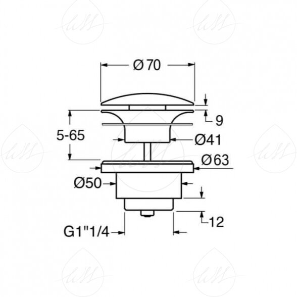 GSI Pura pastatomas praustuvas su EXTRAGLAZE® danga 42xh22cm 3