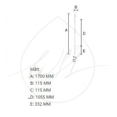 Smedbo FK716 elektrinis džiovintuvas