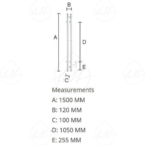 Smedbo FK712 elektrinis džiovintuvas 2