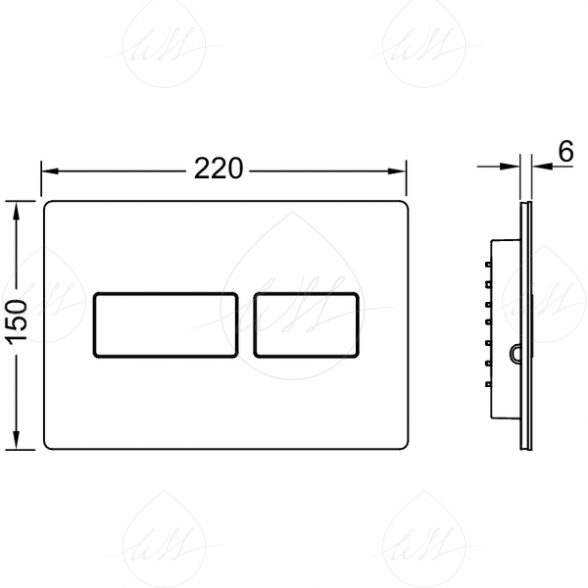 Tece Solid 9240438 matinio grafito su linijine faktūra 2