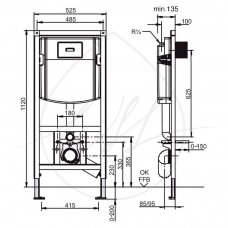 Villeroy & Boch ViConnect potinkinis rėmas 92246100